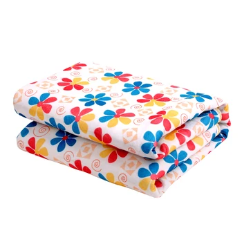 

220v Electric Blanket Double Body Single Printed Non-woven Fabrics Manta Electrica Blankets Heated Carpet Household Bed Warmer