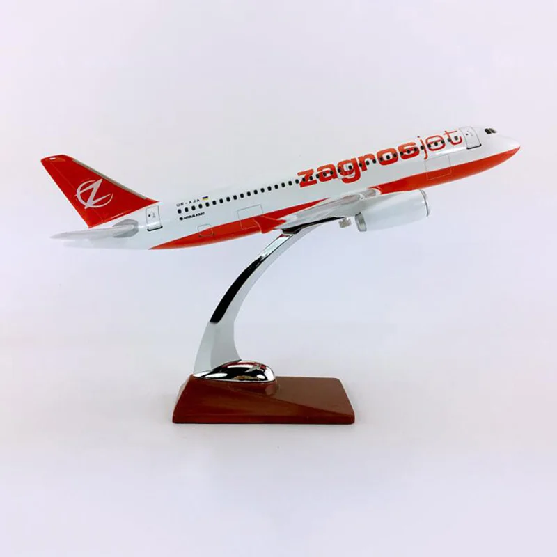 32 см летательный аппарат из сплава Iraqi Airlines 1:200 модель Airbus A320-200 Zagrosjet &amp base
