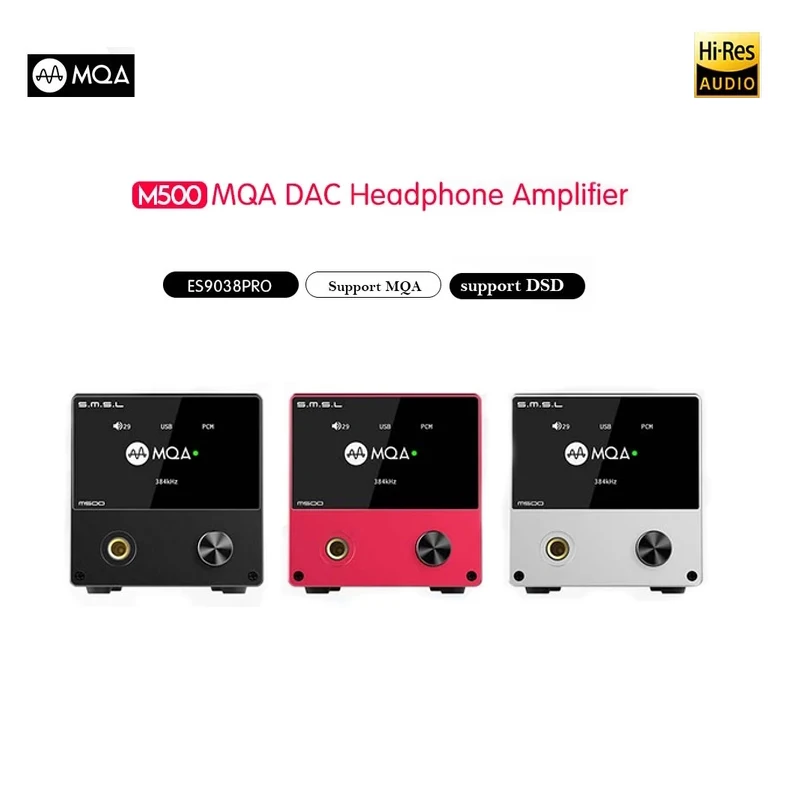 SMSL M500 MQA dac усилитель для наушников ES9038PRO декодирование аудио USB DAC XMOS XU216 DSD512 32 бит/768 кГц USB/OPT/коаксиальный вход