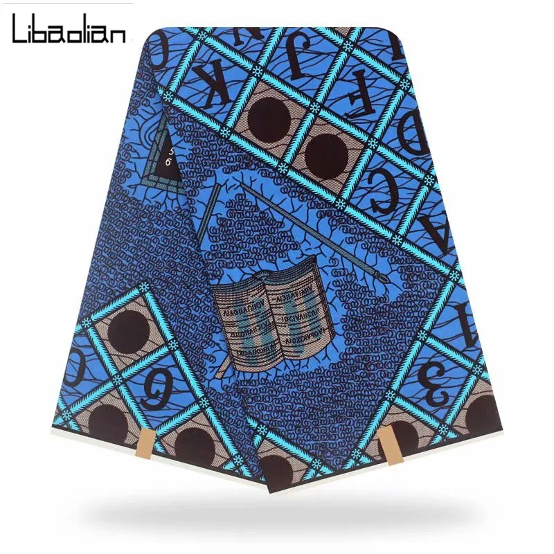 Африканская батик восковая ткань хлопок Гарантированная настоящая голландская восковая ткань Анкара Новая мода Дашики Лучшая цена для платья F912-10