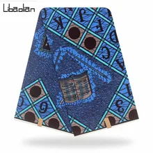 Африканская батик восковая ткань хлопок Гарантированная настоящая голландская восковая ткань Анкара Новая мода Дашики Лучшая цена для платья F912-10