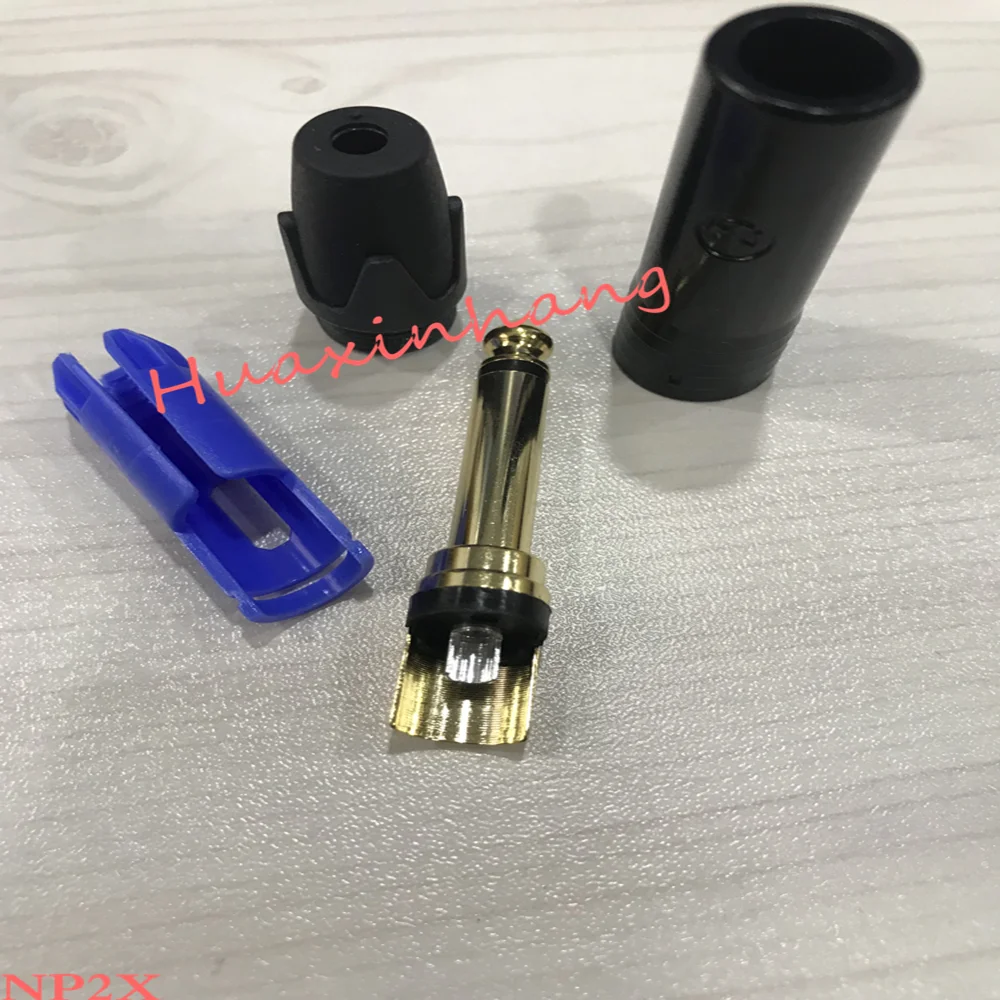 Золото Plating10 шт для NEUTRIK NP2X/NP2X-B штекер моно Профессиональный 2 полюса 6,35 мм 6,5 мм стерео разъем Neutrik 6,35 мм Джек черный