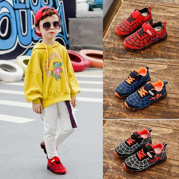 

AFDSWG boys shoes new children's sports shoes LED marquee fashion breathable casual shoes, girls' shoes, luminous sneakers