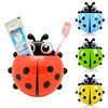1PC Cartoon Bathroom Toothpaste Organizer Ladybug Toothbrush Holder Animal Wall Suction Paste Holder Rack Container Accessories ► Photo 2/6