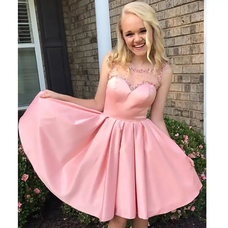 pink homecoming dresses 2019