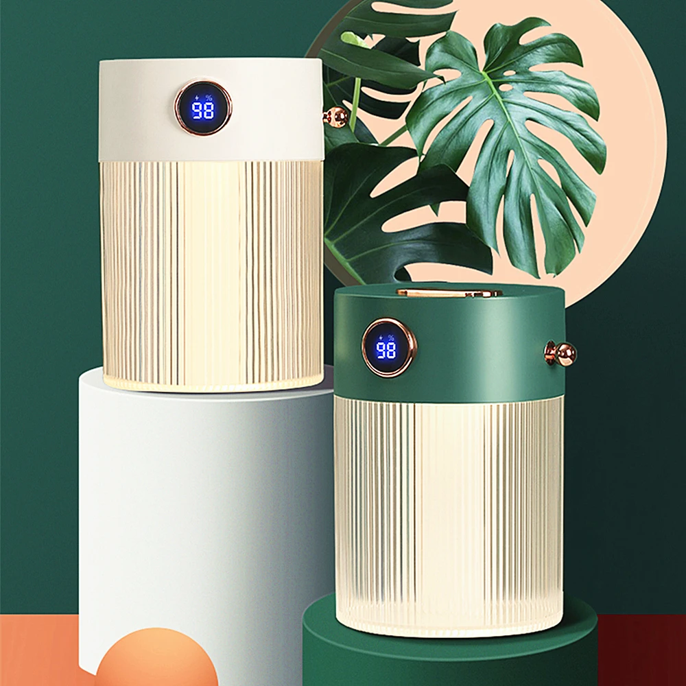 650ml Wireless Aromatherapy Diffuser Humidifier 4000mAh Battery Rechargeable Essential Oil Diffuser Air Humidifier For Home