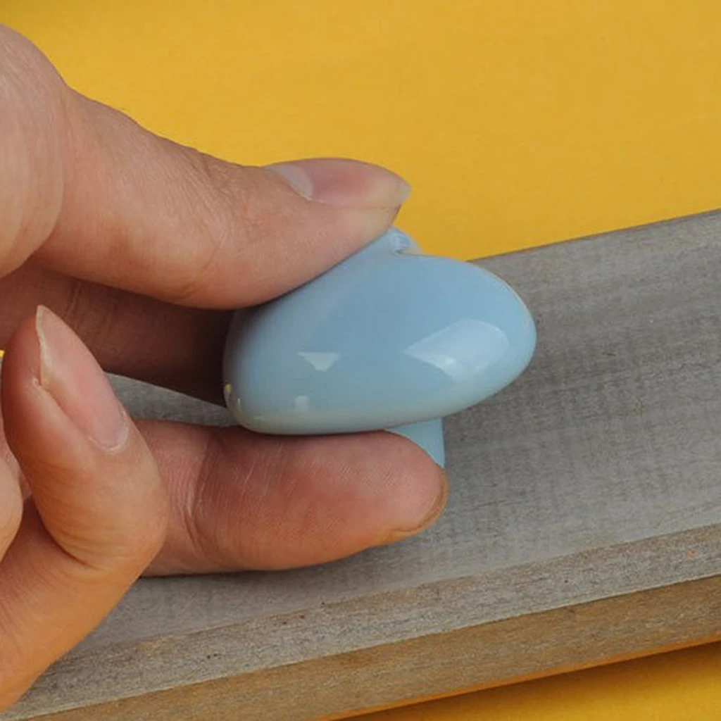 

Heart Shaped Ceramic Door Drawer Bin Handle Pull Knob Hardware Home Decor