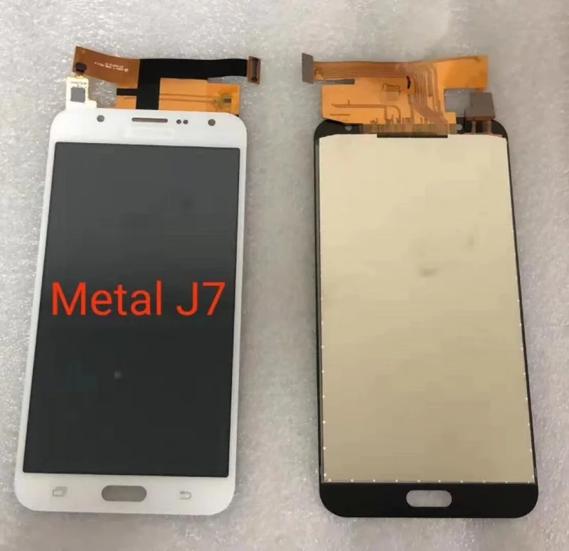 ЖК дисплей 5 дюйма супер металлический AMOLED для Samsung Galaxy J7 2015 J700 J700F J700H J700M панель