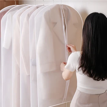 

6pcs Clothes Hanging Garment Dress Clothes Suit Coat Dust Cover Home Storage Bag Pouch Case Organizer Wardrobe Hanging Clothing