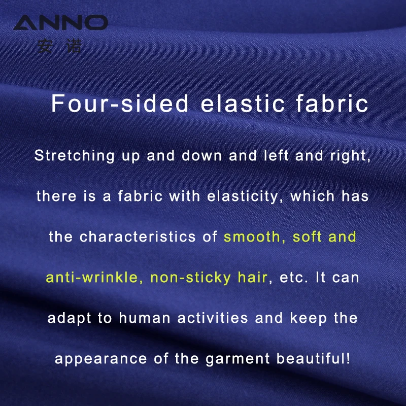 Tanie ANNO strój pielęgniarki nieprzywierająca tkanina do włosów szpital dla zwierząt domowych odzież peelingi medyczne zestaw lekarz garnitur fartuch operacyjny nowa elastyczna tkanina