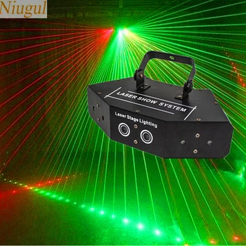 

Fan-shaped Six-eye Scanning RGB Laser Light For DJ Disco Club Party/6 Lens Full Color Laser/Beam Effect Stage Effect Lighting