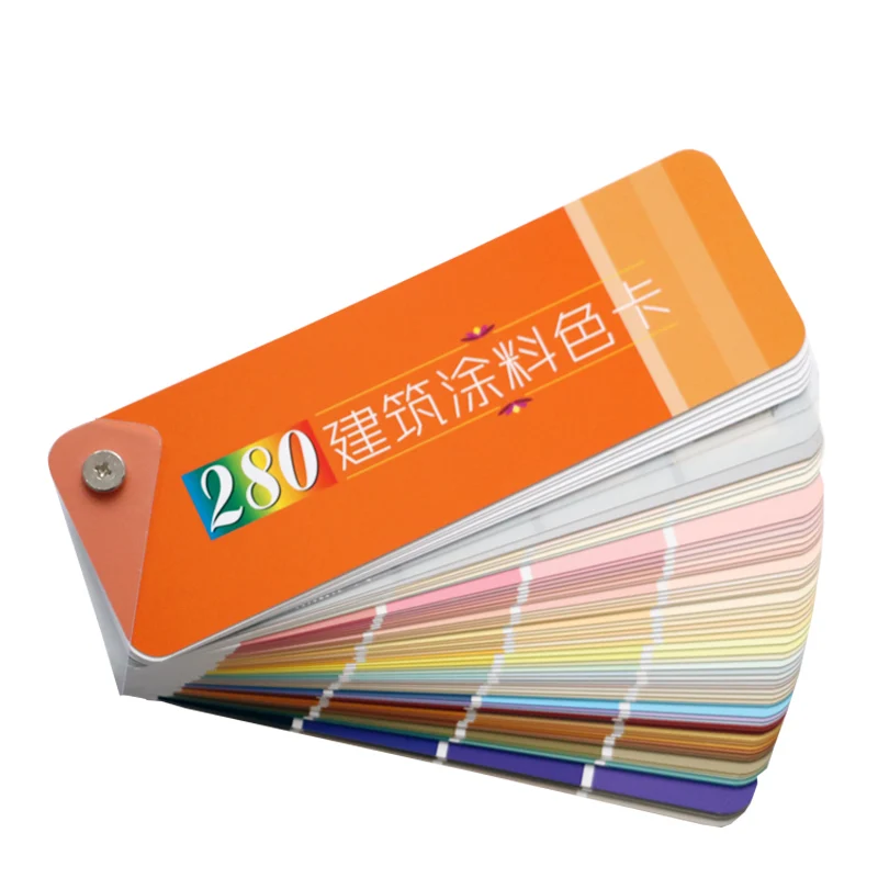 

Color card of building paint 280-gs16-1629-2003 color card of waterborne paint