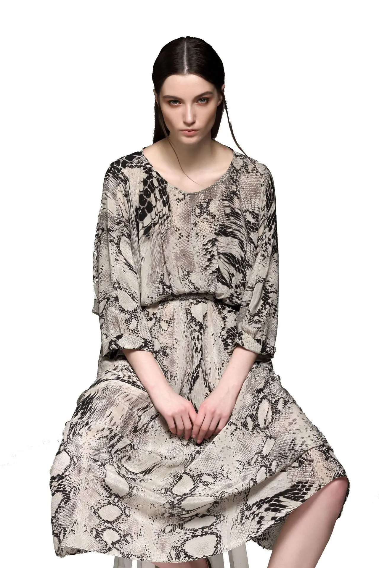 Vintage Zomer Jurk Vrouwen Lange Elegante 100% Echte Zijde Jurken Boho Beach Avond Party Jurken Fit Snake Vestidos LW2910 Vintage Zomer Jurk Vrouwen Lange Elegante 100% Echte Zijde Jurken Boho Beach Avond Party Jurken Fit Snake Vestidos LW2910