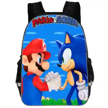 

So Backpack Anime Hip Hop Rock Skull Animal Mario Women Men Boys Girls Kids Teenager Toddler School Bags Mochila Bolsa