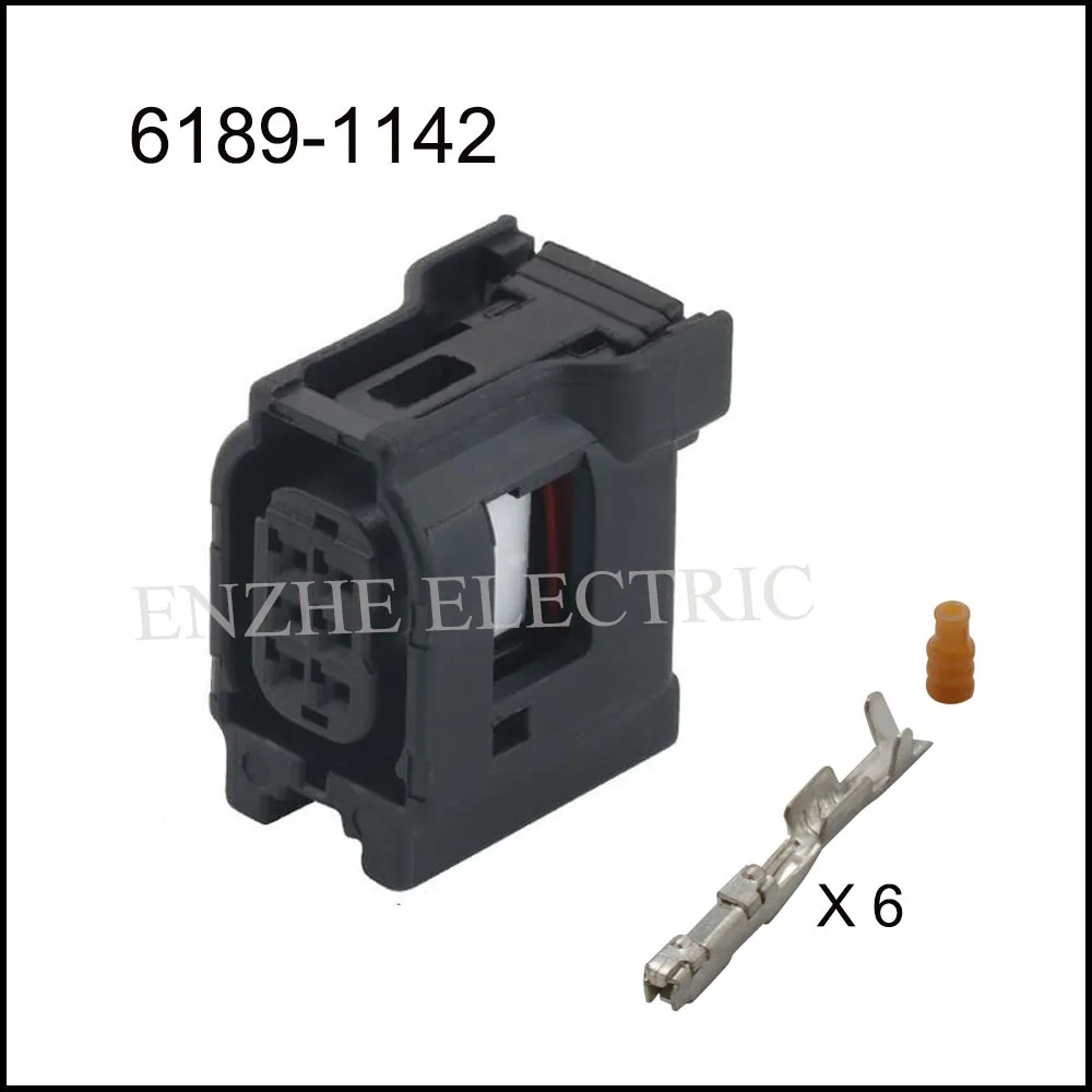 

100SET 6188-0706 car wire Harnes cable 6 pin automotive plug Waterproof sheath Include terminal seal 6189-1142 DJ7068Y-0.6-11/21