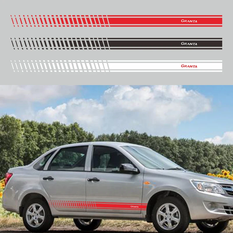 2 стороны автомобиля Стикеры s с логотипом для Toyota Hilux Yaris Vios Виниловая пленка