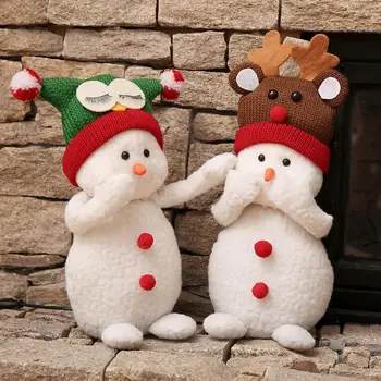 

Snowman Decor Snowman Ornament Snowman Doll Cartoon Cute Cloth Christmas Decoration Celebration Desktop Party Supplies Shop