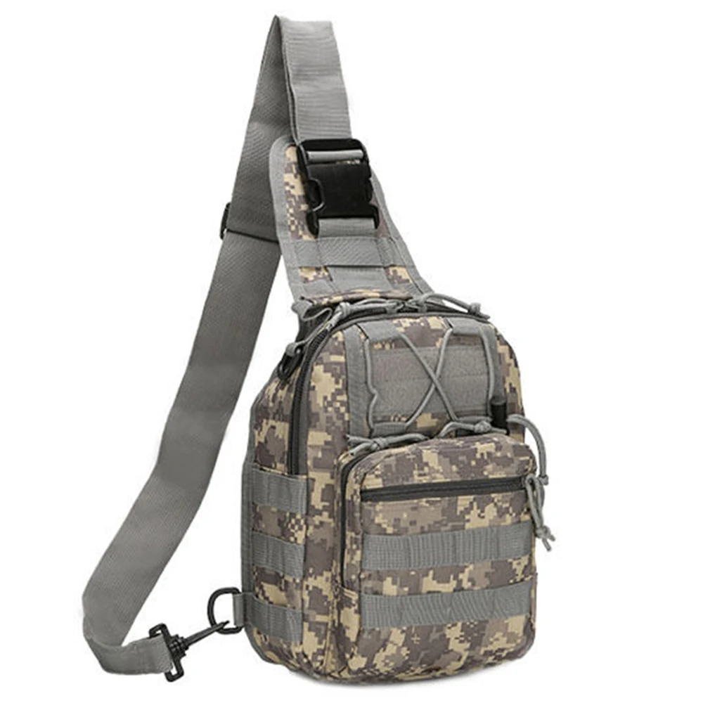 Durable Tactical Package Handbag Oxford Cloth One Strap Shoulder Camping Bag Backpack Satchel Practical Outdoors Hiking 5 Color