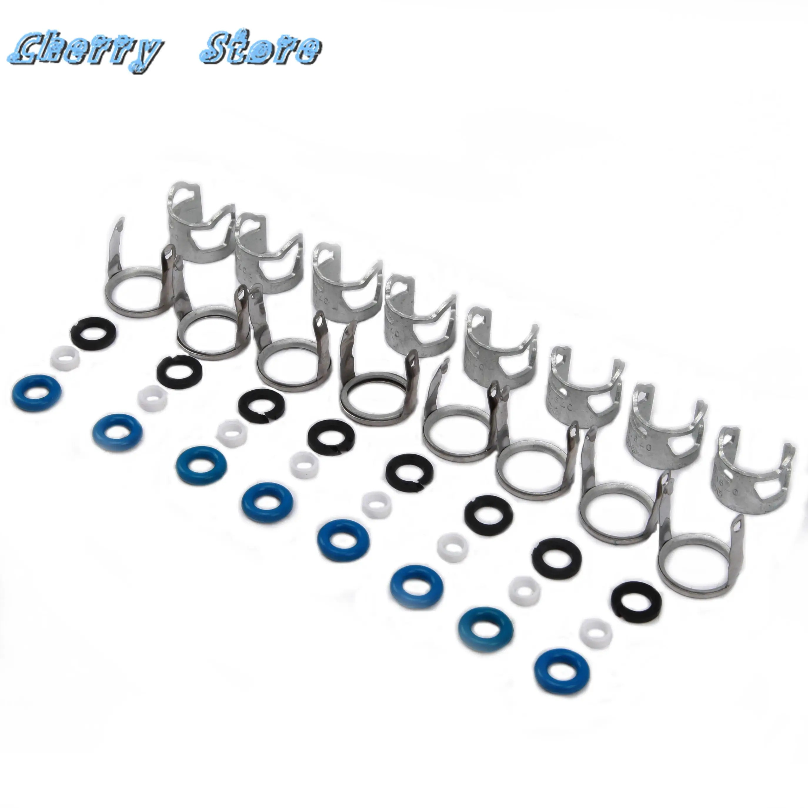 New 8PCS Fuel Injection Nozzle O-ring Seals Set 06E 998 907 For VW Touareg Audi A4 A5 A6 A8 S5 S6 S8 Q7 R8 RS4 06E998907