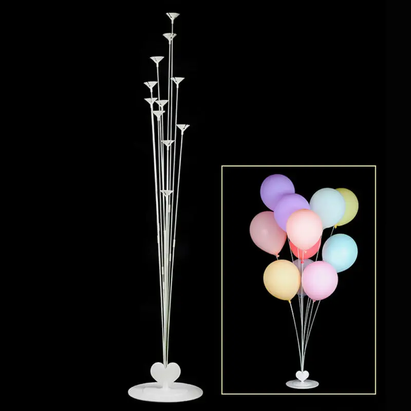  11 Tubes Balloon Sticks Floating Balloons Column Stand Holder Party Decorations Holders