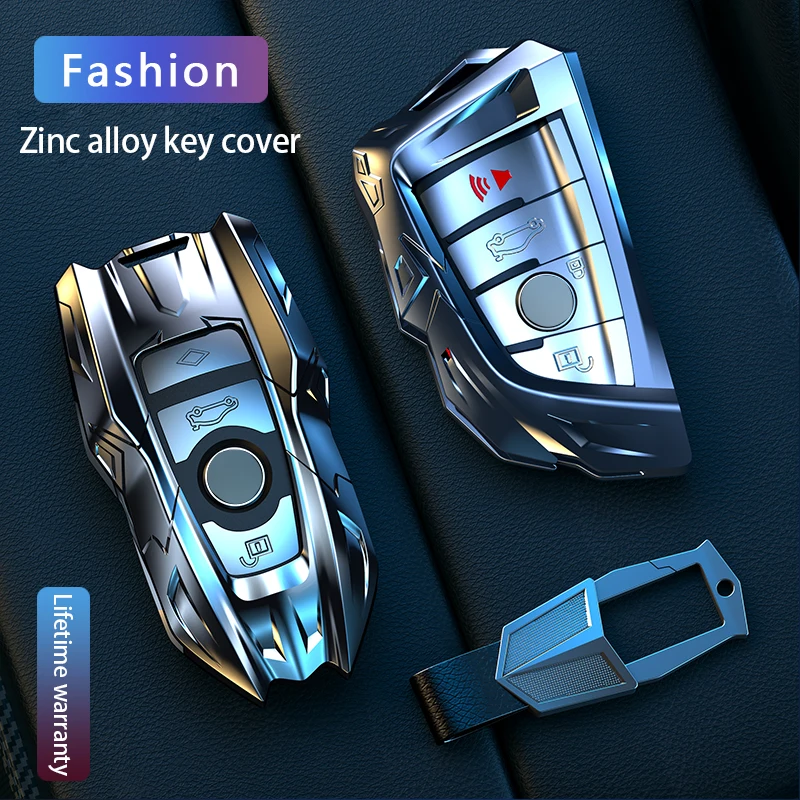 

For BMW G30 G20 G32 G11 F20 Z4 F15 F16 F48 F39 X6 X7 X1 X3 X5 1/3/5/6/7 series zinc alloy car key box cover accessories