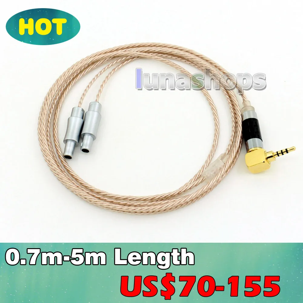 Hi-Res Silver Plated Headphone Cable For Sennheiser HD800 HD800s HD820s HD820 Enigma Acoustics Dharma D1000 LN006431 | Электроника