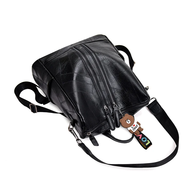 Новые рюкзаки для женщин высококачественный Молодежный кожаный рюкзак для девочек-подростков модная женская школьная сумка через плечо Mochila