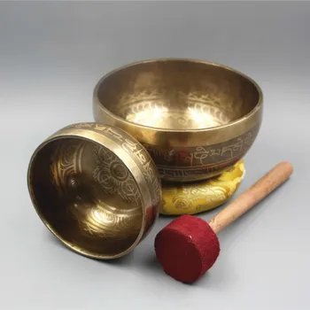 

Song Bo Sound Therapy Pure Manual Tibet Buddhist Bowl Turning Scripture Bronze Bowl And Chime Spa Physiotherapy Alms Bowl Yoga
