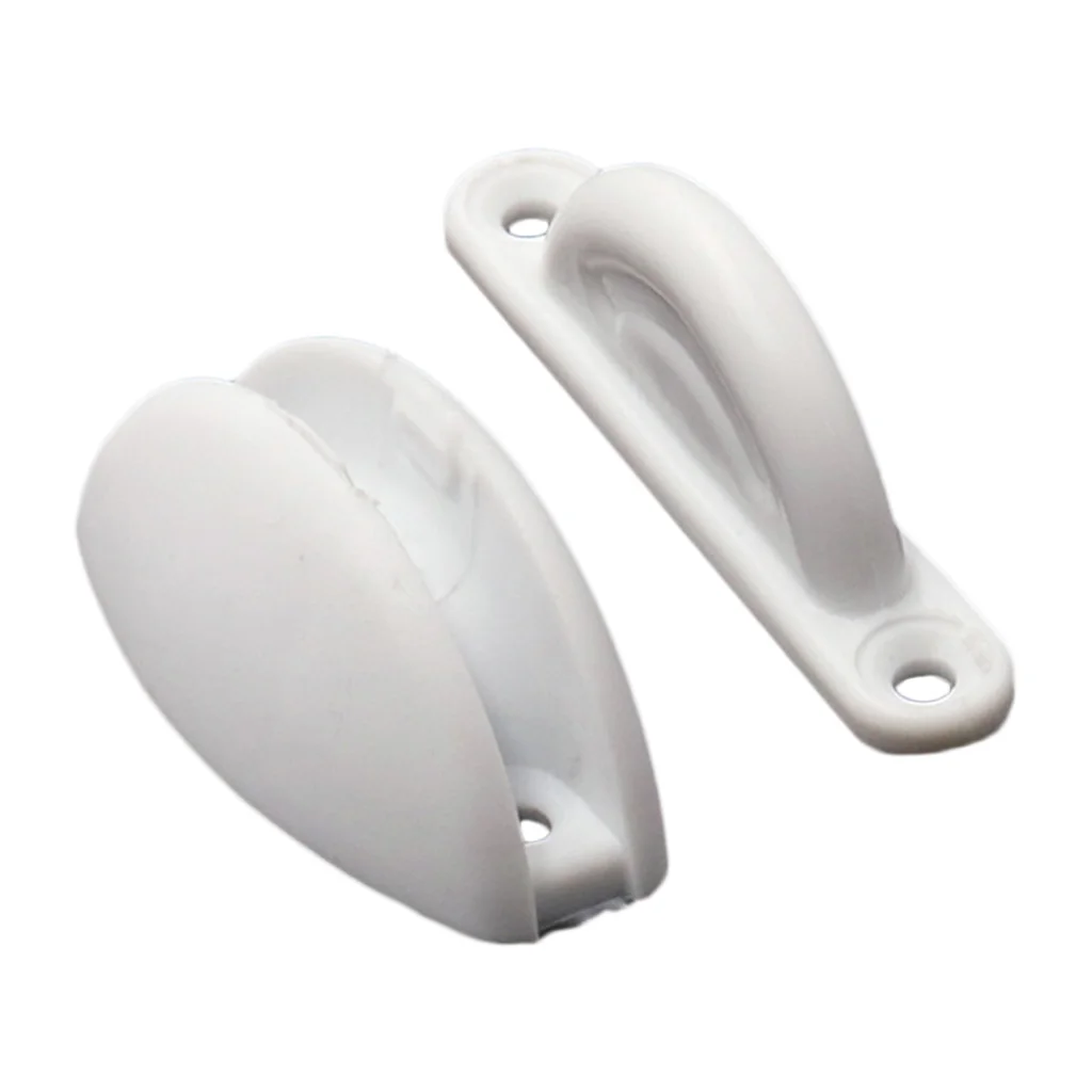Nylon Door Catch Stop for RV Camper Trailer Boat Travel Motorhome Caravan White Nylon Door Catch Stop for RV Camper Trailer Boat Travel Motorhome Caravan White