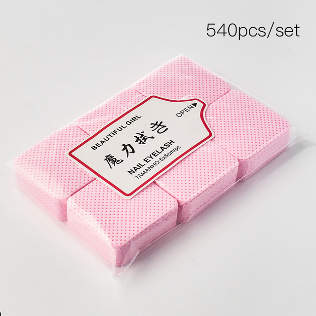 Gel Nail Polish Remover Gel Polish Cleaner Manicure Nail Remover Napkins Lint-Free Wipes Cleaner Paper Pad