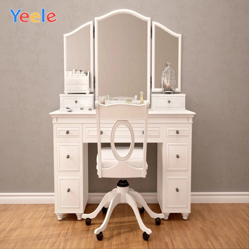 Yeele старый будуар интерьер туалетный столик стул девушка фотографии фоны