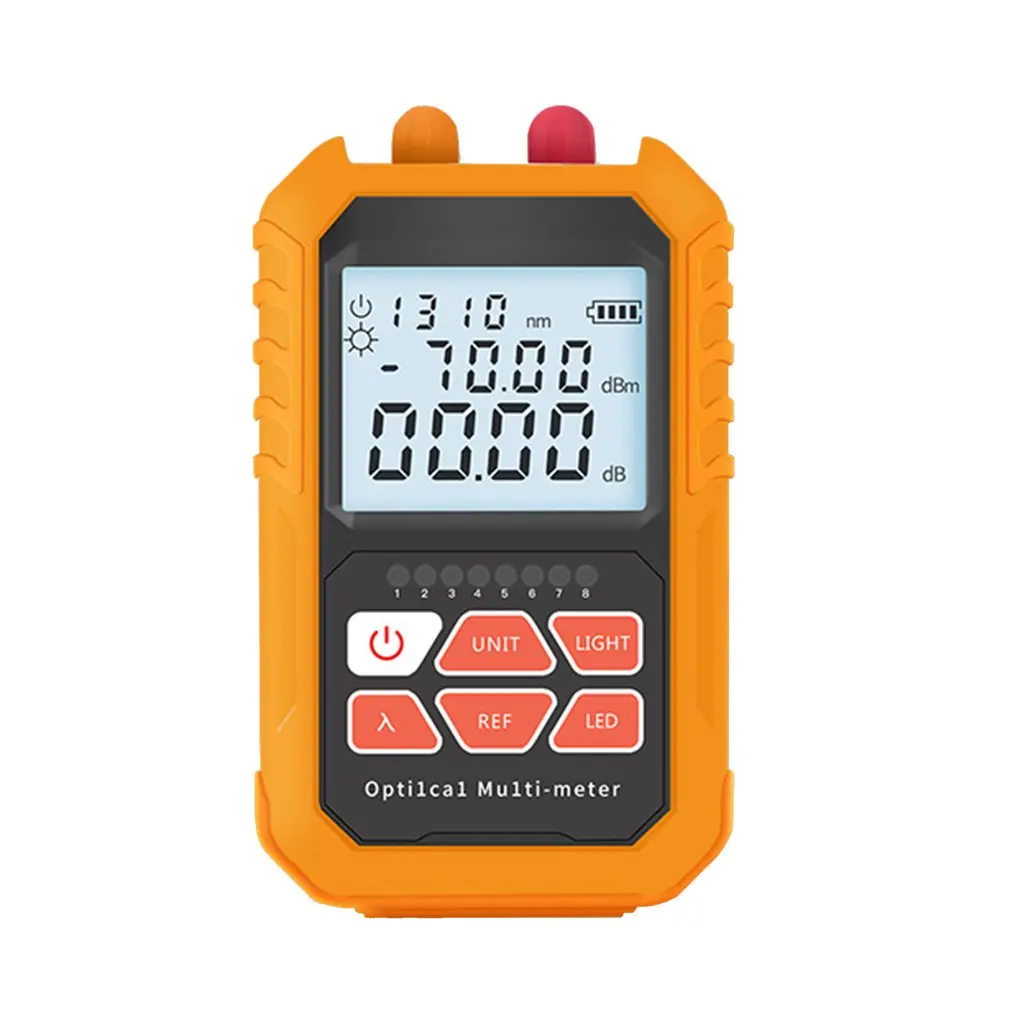 

3 in 1 Visual Fault Locator Network Fiber Optic Cable Tester 5km Red Light Laser Pen LED Lighting Optical Power Meters