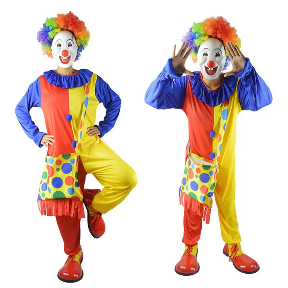 Funny PU Leather Circus Clown Shoes for Adults - Big Head Cosplay, Carnival Party Performance Costume Props for Halloween image 3