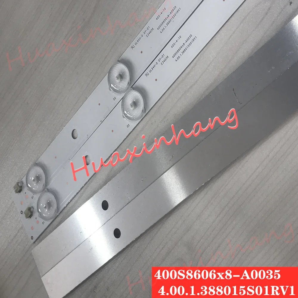 120PCS/lot 100%NEW good quality LCD TV backlight bar FOR 400S8606X8-A0035 E34036 40S-4-10 1.00.1.388015S01R V1 94V-O DY-01
