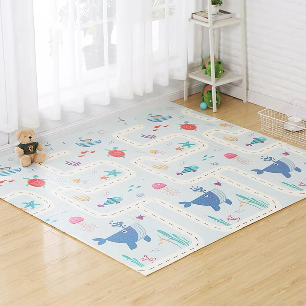 reversible baby play mat