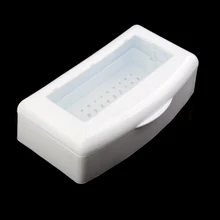 Стерилизация Чистый поддон для стерилизатора коробка для маникюра салонный инструмент маникюрный ящик коробки для ногтей CJ666