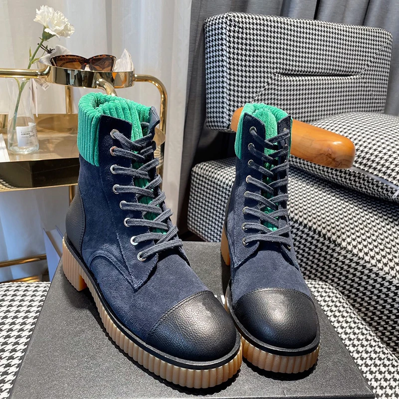 クリアランス正規品 子供のための革の靴 革の靴 パッチワーク 足首の丸いつま先 冬 Mid Calf Boots 公式 特典付 Kisuki Line Jp