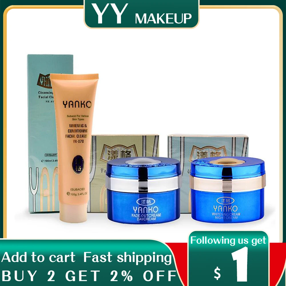 Buy Taiwan Yanko Set Fourth Generation Whitening Freckle Cream Set Day Cream And Night Cream In The Online Store Minren Beauty Healthcare Ltd At A Price Of 88 Usd With Delivery Specifications Photos