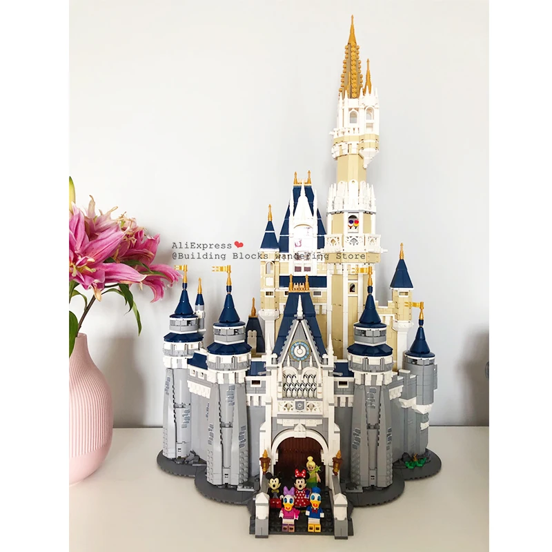 

IN STOCK 16008 Cinderella Princess Castle City set 4080pcs Model Building Block Kid DIY Toy Birthday Gift Compatible 71040