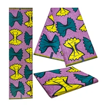 Настоящий воск настоящий гарантированный настоящий голландский воск высокого качества pagne горячий воск настоящий 6 ярдов африканская Анкара швейная ткань