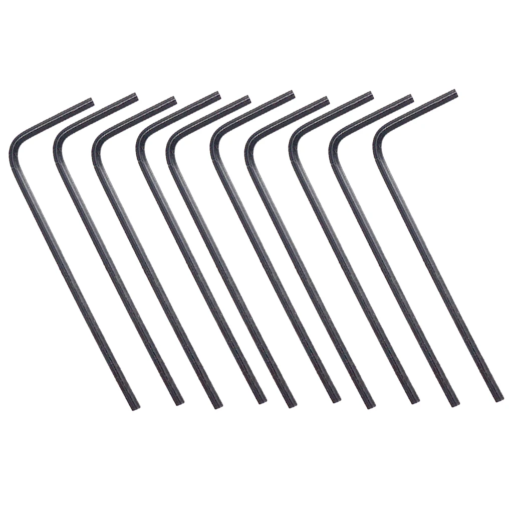 Set Of 10 1.5mm Hex Wrench Allen Key For Electric Guitar Bass, High Quality