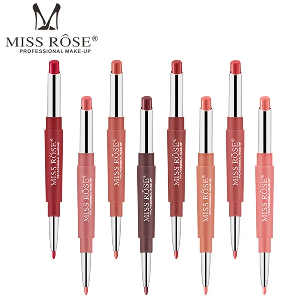 MISS ROSE 5 цветов/набор Косметическая Помада подводка для губ водостойкая матовая