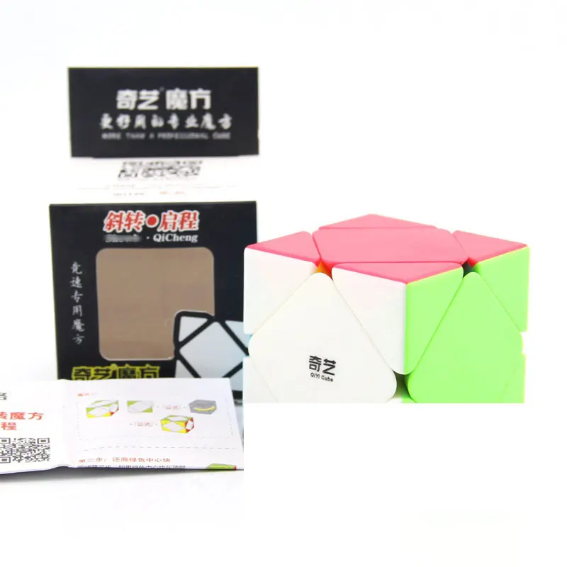 QiYi QiCheng перекошенный магический куб XMD Stickerless Cubo Magico Профессиональный Нео скоростной куб головоломка антистрессовые игрушки для детей