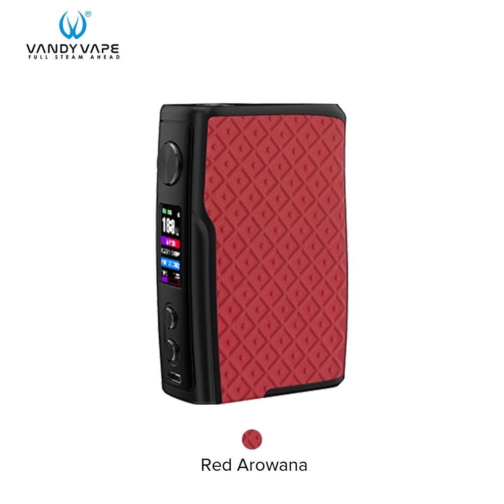 Red Arowana Vandy Vape vwell мод с питанием от двух аккумуляторов 18650 Вт, 188 Вт, коробка, мод, электронная сигарета, водонепроницаемый мод VS Drag 2 - Цвет: Red Arowana
