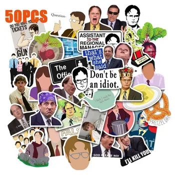 

50 Pcs/Set Office Fun Graffiti Stickers For Luggage Laptop Phone Motorcycle Skateboard Bicycle Diary Stationery Car Toy Stickes