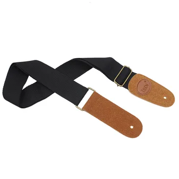 

IRIN Adjustable Belt Woven Cotton Guitar Strap with Leather Ends for Electric Acoustic Folk Guitars Comfortable and Durable