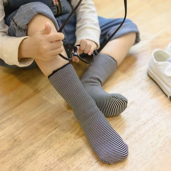 

Hot Sale Autumn Winter Warm New Korean Version Striped Plus Velvet Thickening Children Snow Tube Socks Baby Girls Boys Socks