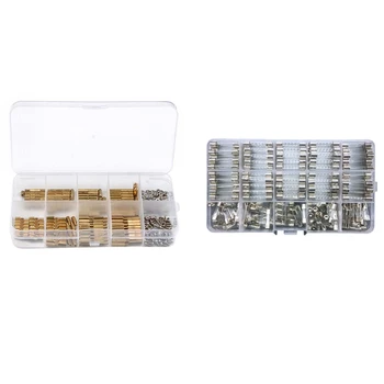 

1 Set M2 Copper Hex Column Spacer Screw Nut Fastener Tool & 250Pcs Blow Glass Tube Fuse Assorted Kit Amp 250V 1A-20A