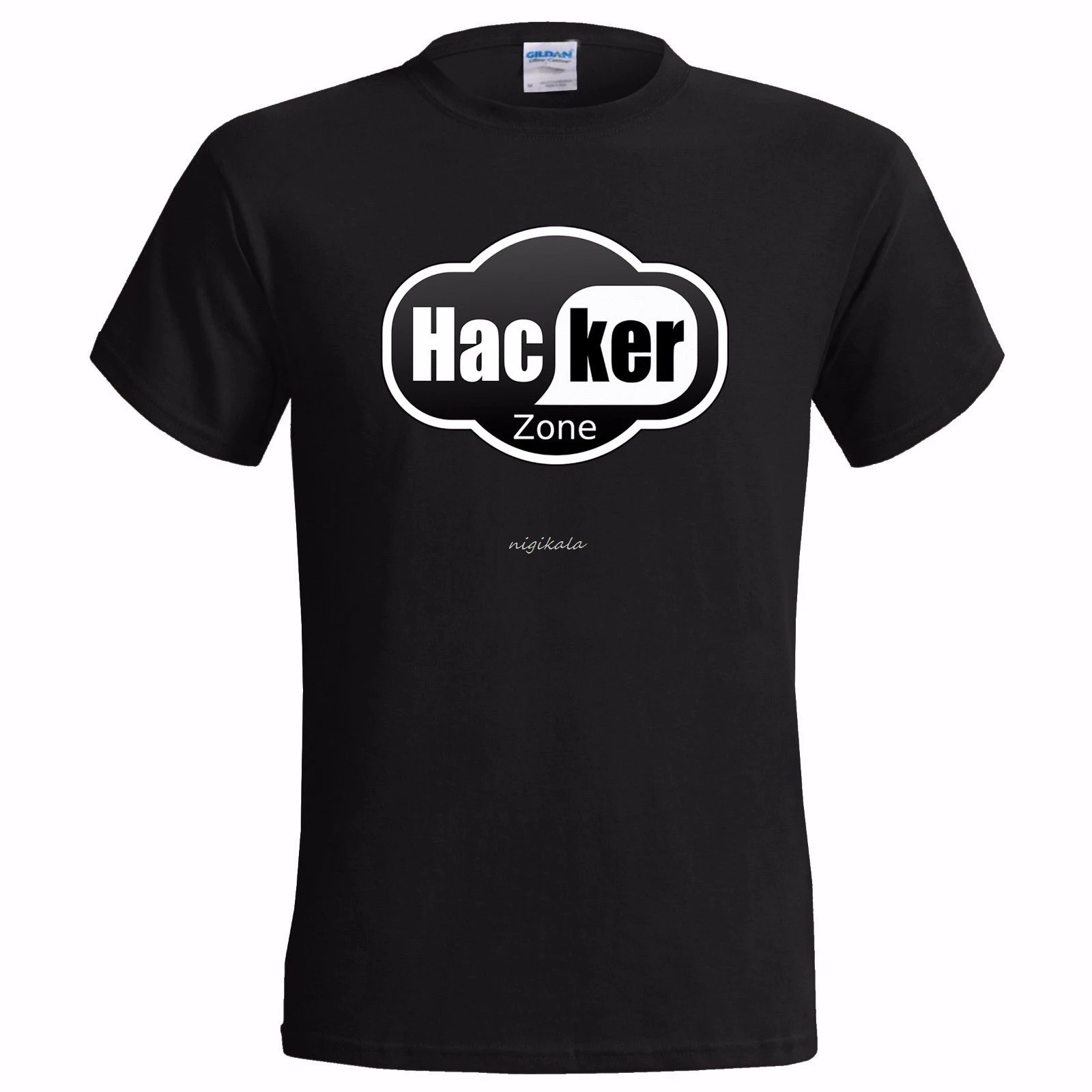 

HACKER ZONE MENS T SHIRT COMPUTER TECH NERD GEEK IT OFFICE PROGRAMMER TEKKIE