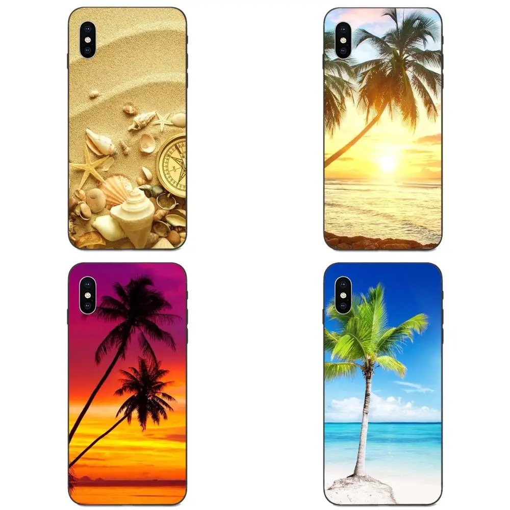 Пляжная Морская звезда закат Пальма для huawei nova 2 2S 3i 4 4e 5i Y3 Y5 II Y6 Y7 Y9 Lite Plus Prime Pro 2017 2018
